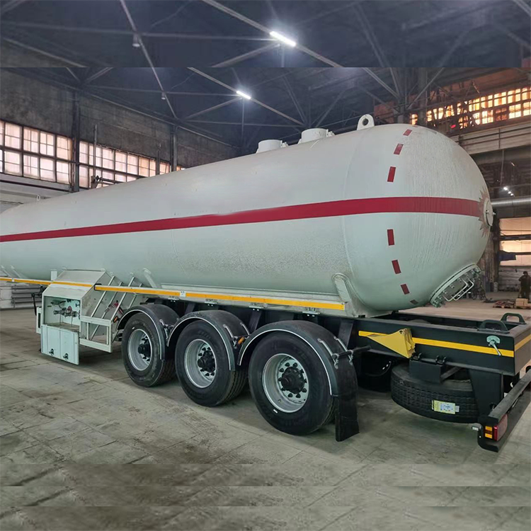 Tri Axle Lpg Tanker 25000 Kgs Lpg Tanker Trailer Truck 36 Liters Lpg Gas Tank Trailer