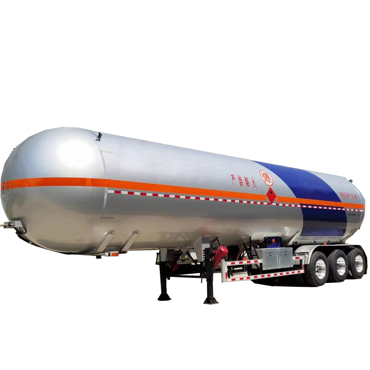 50000 liters LPG Gas Tank Semi Trailer LPG Tanker For gas transport