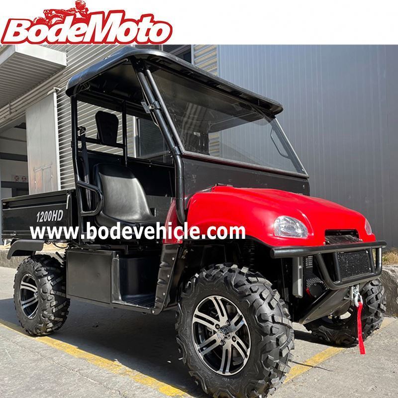 4 Four wheel wheeler New 1200cc  2 Seat side by side farm utv for adult farmer dune buggy