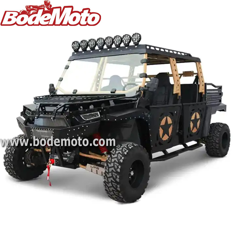 Cheap china EPA 2 seater 4 seater farmer utility side by sides vehicle electric cargo box 1000CC 4x4 atv/utv