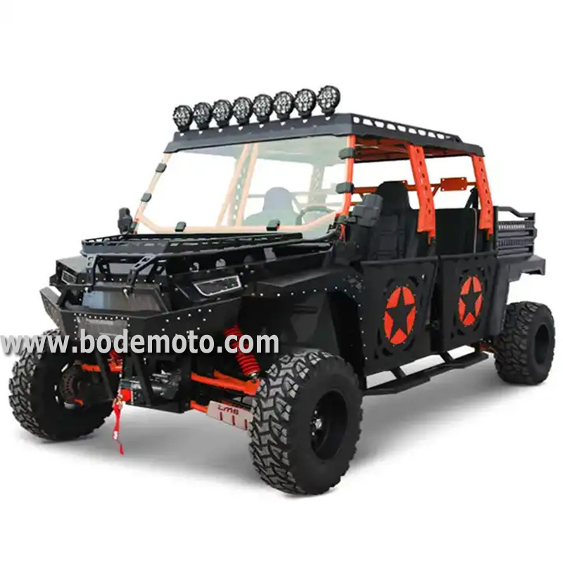 Cheap china EPA 2 seater 4 seater farmer utility side by sides vehicle electric cargo box 1000CC 4x4 atv/utv