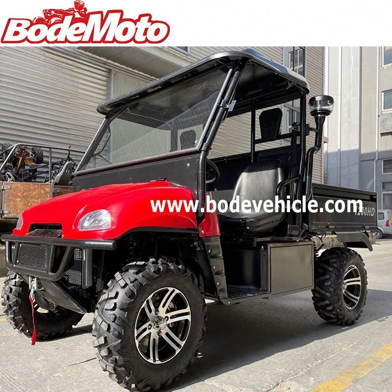 4 Four wheel wheeler New 1200cc  2 Seat side by side farm utv for adult farmer dune buggy