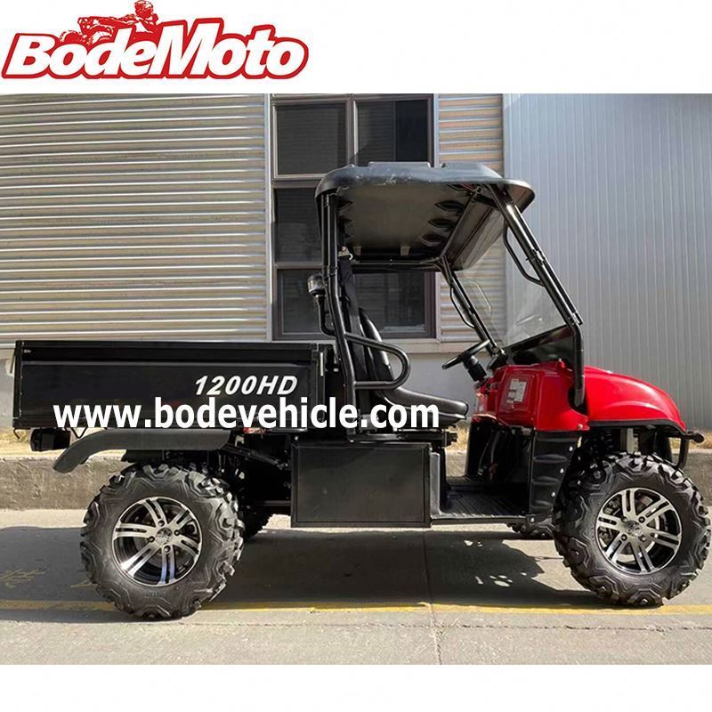 4 Four wheel wheeler New 1200cc  2 Seat side by side farm utv for adult farmer dune buggy