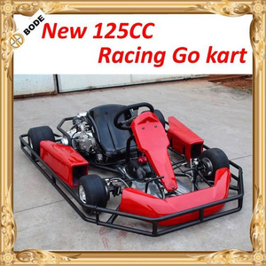 2016 hot 125cc 4 wheel racing indoor go kart with plastic safety bumper pass CE certificate