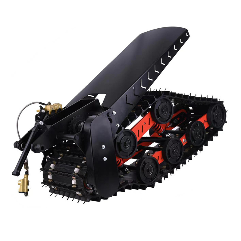 Snowmobile Snow Dirt bike big size Rubber Tracks used for adult