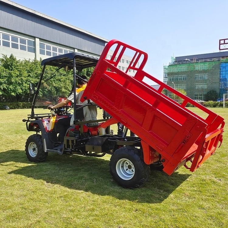 Agricultural UTV 1.5m carriage 300cc 2WD Off Road ATV with Winch Rope