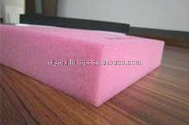 Pink Polystyrene EPE Foam Roll For Sale Cushions and Spacer Orange Edge Mate Packing Material