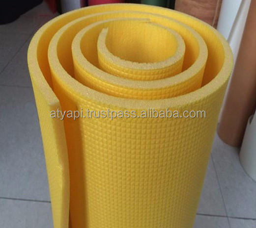 Cross linked polyethylene foam