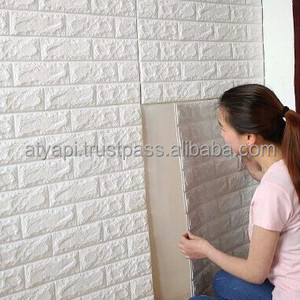 2017 New Style 3d Pe Foam Brick Wall Sticker/ Brick Wall Sticker Home Decor Design