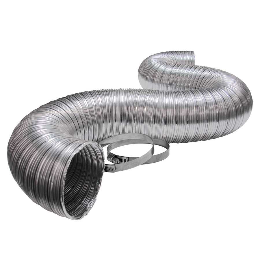 Flexible air duct, Fire resistant semi rigid aluminum