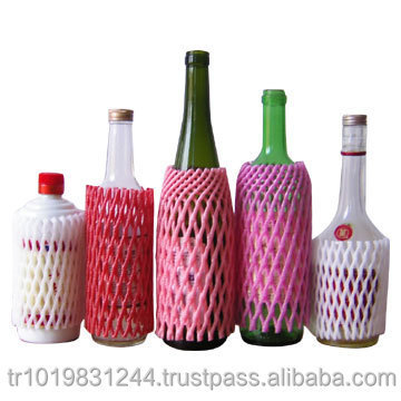 Safety Food Grade EPE Foam Net Packaging For Bottles Of Wine