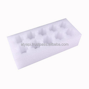 Die cut epe foam packaging box White plastic packaging box The egg holder