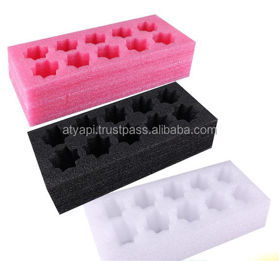 Die cut epe foam packaging box White plastic packaging box The egg holder