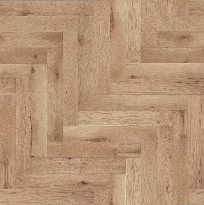 Herringbone European Oak pre-finished engineered parquet oak wood hardwood flooring 3mm