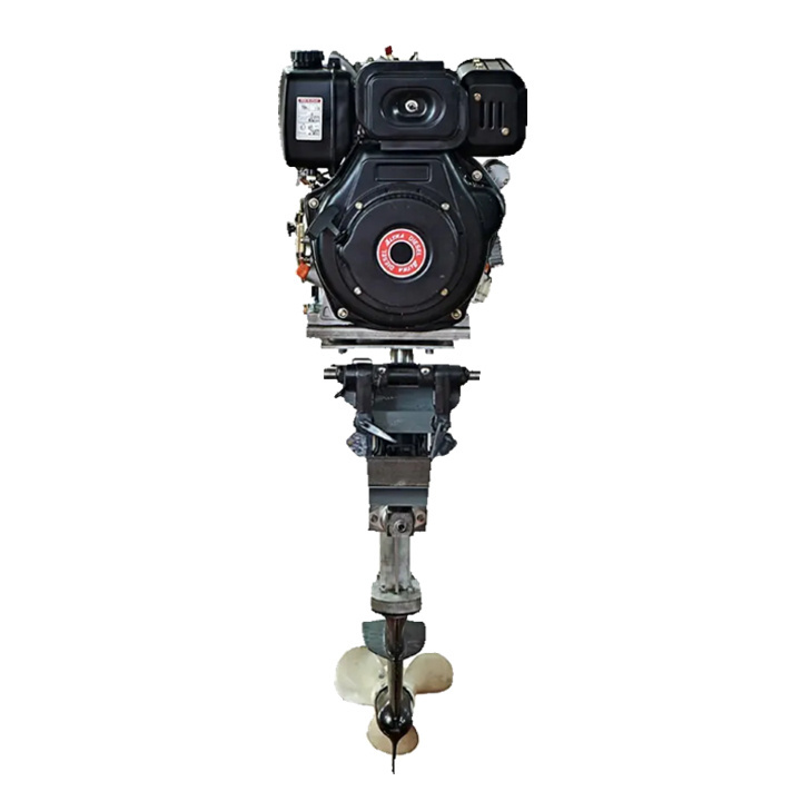 Factory Direct High Power 15 Horse Power KLAXON Diesel Open Air Cooled Outboard Motor KLA15D Wholesale Price