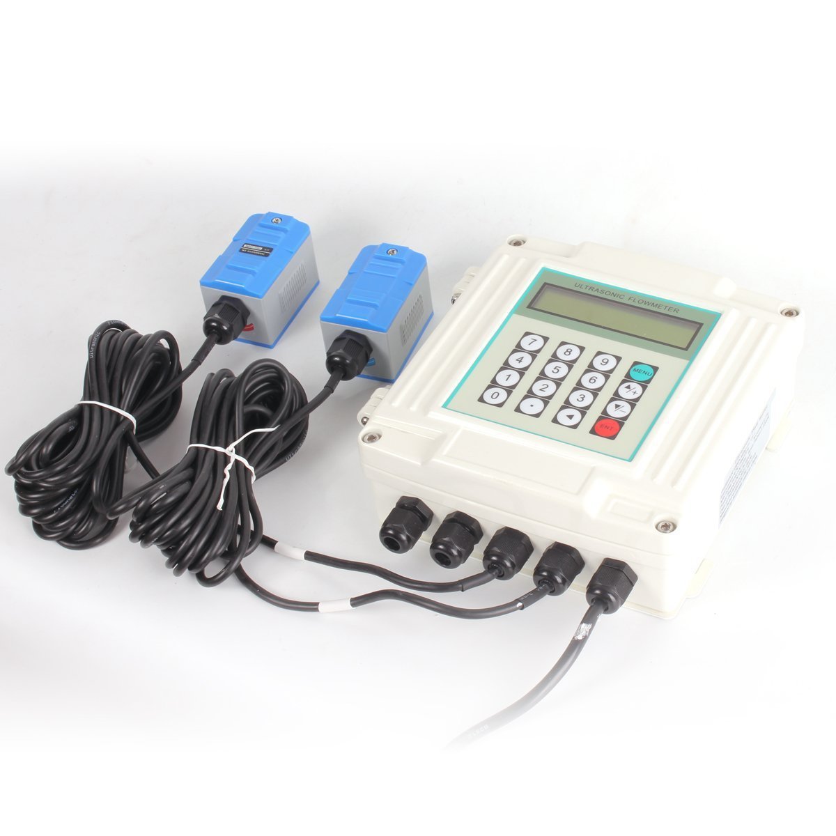 Digital Ultrasonic Flow Meter Rotameter Stainless Steel DN15 portable ultrasonic flow meter