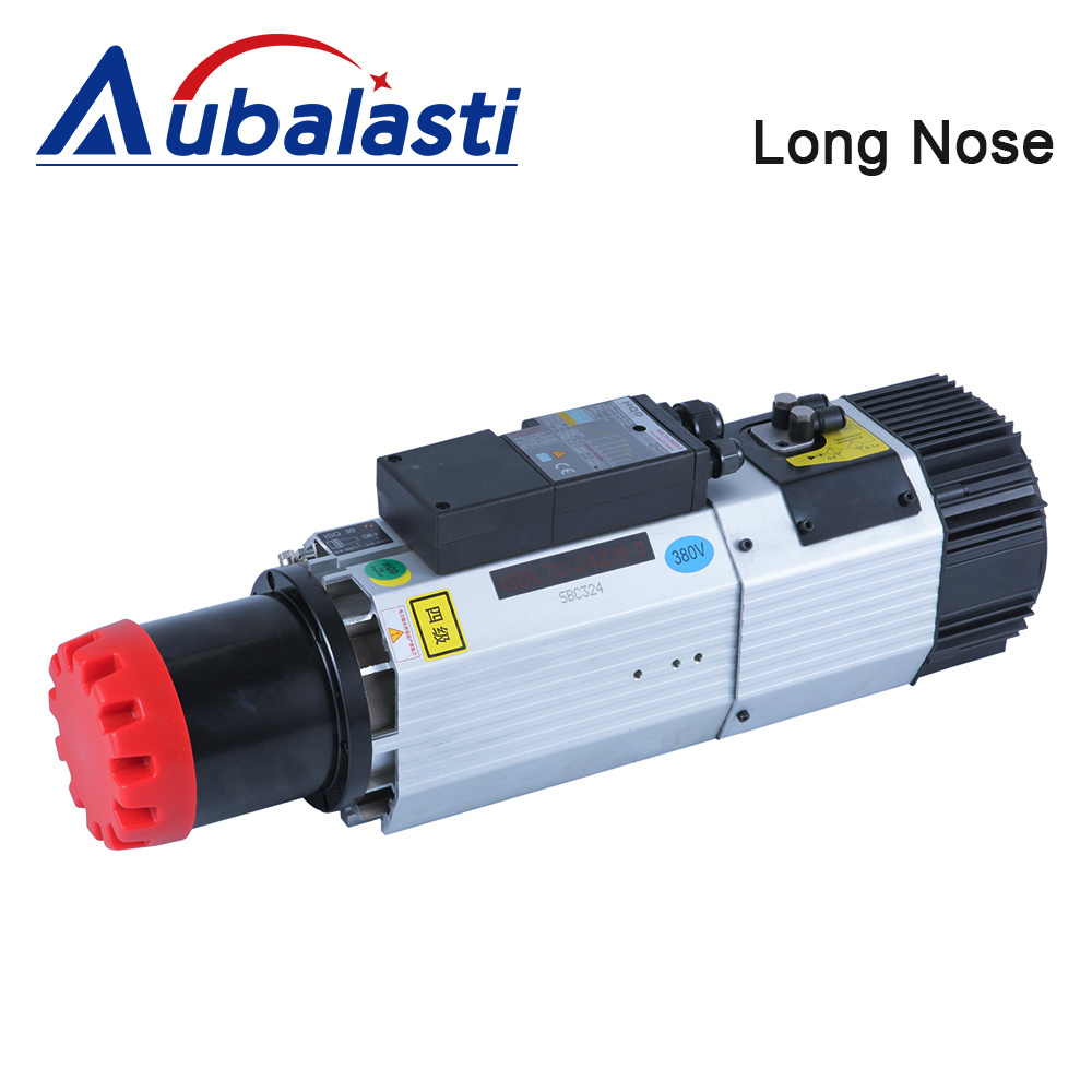 HQD 9kw Automatic Tool Change Spindle ISO30 Air Cooled ATC Spindle Motor 220v 380v 24000rpm Inverter for Wood Working CNC Router