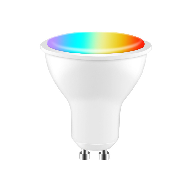 Aubess Tuya Zigbee Smart Bulbs GU10  Smart Lighting 5W  RGB+CCT 100-240V 5W Dimmable LED Light Bulb Voice Control