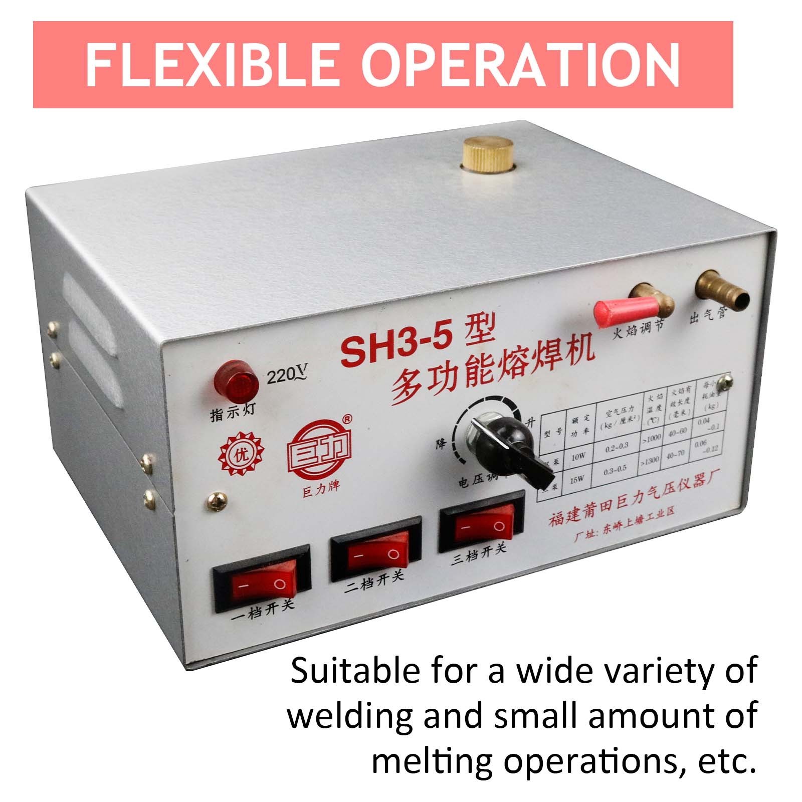 Multi-Function Gold & Silver Jewelry Repair Welding Machine Gasoline Torch for Melting & Welding Jewelry Tools & Equipment