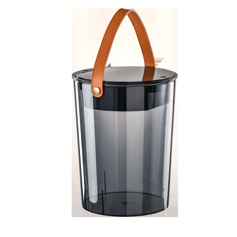 Large Capacity Tea Filtering Bucket Household Transparent Tea Bucket Thickened Portable Waste Water Bucket