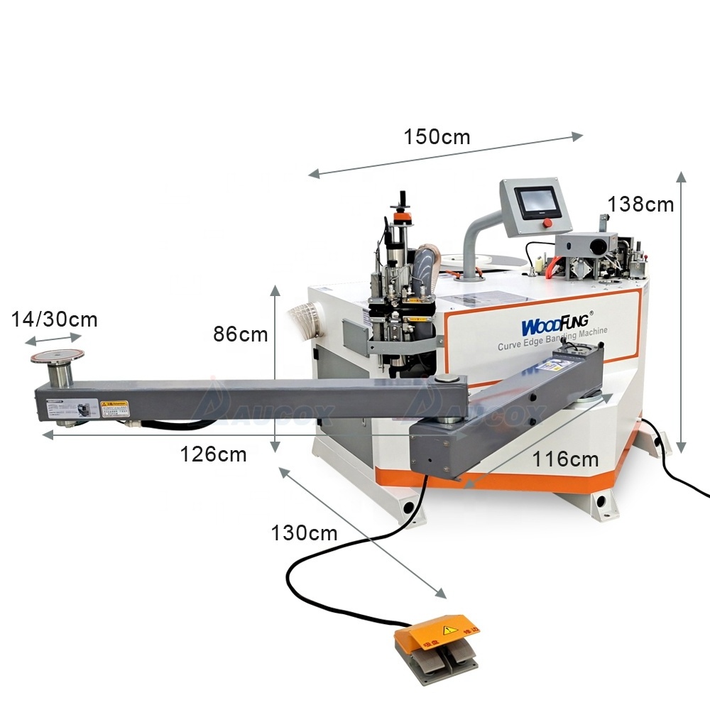 MY11 Double Arm Contour Silicone Rubber Roller For MDF Edge Banding Production Machine