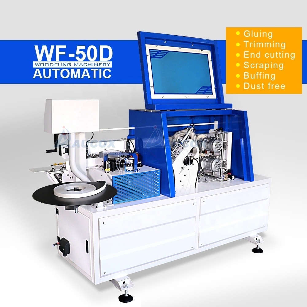 NEW WF50D all in one woodworking  woodfung Reliable Quality Automatic pvc Edge Banding Machine