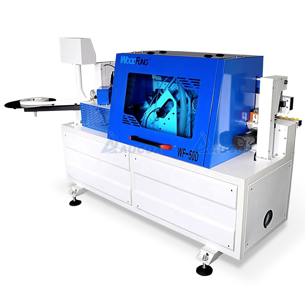 NEW WF50D all in one woodworking  woodfung Reliable Quality Automatic pvc Edge Banding Machine