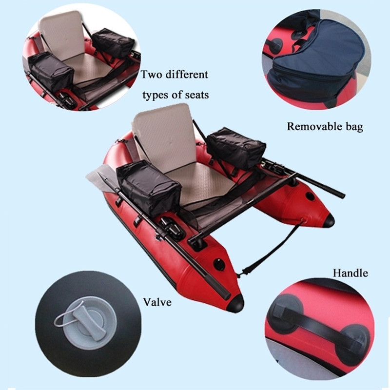 Factory Price Float Tube Fishing Belly Boat PVC Pontoon Belly River Boat