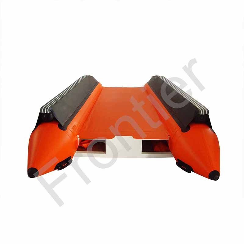 Hot Sale Folding PVC Hypalon  Inflatable Fishing Boat Sailing Catamaran