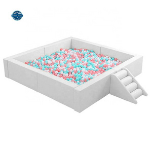 Wholesales Kids Indoor Amusement Park Soft Playground Ocean Dry White Pit Ball Pool For Party