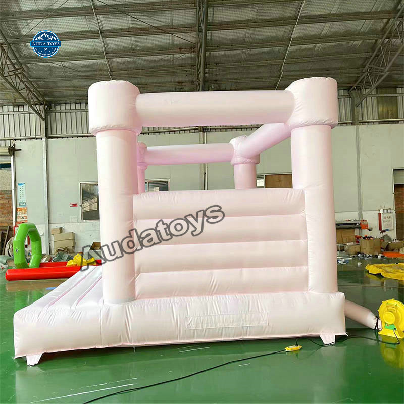 Kids Playground 4X4 Meter Pink Kids Inflatable Castle Bouncy Houses For Girl