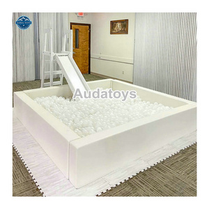 Custom Indoor Amusement Park Kids Dry Soft Ocean White Pit Ball Pool For Wedding Party