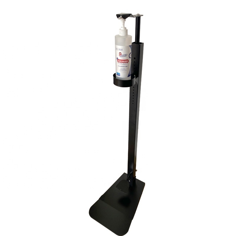 hospital touchless floor standing foot pedal operated hand gel sanitizer dispenser