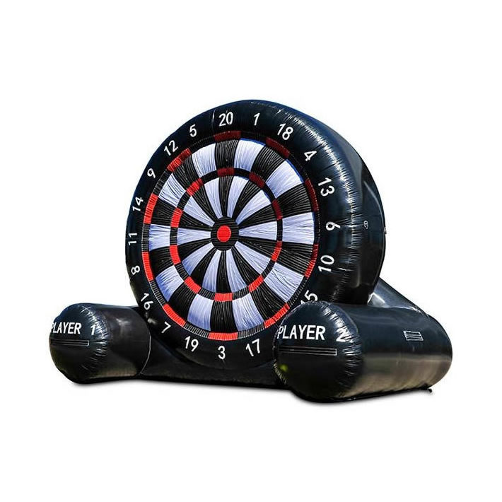 Inflatable black/red/pruple/green Football Dart Board with ball  inflatable dart board game Sticky Football For Dart