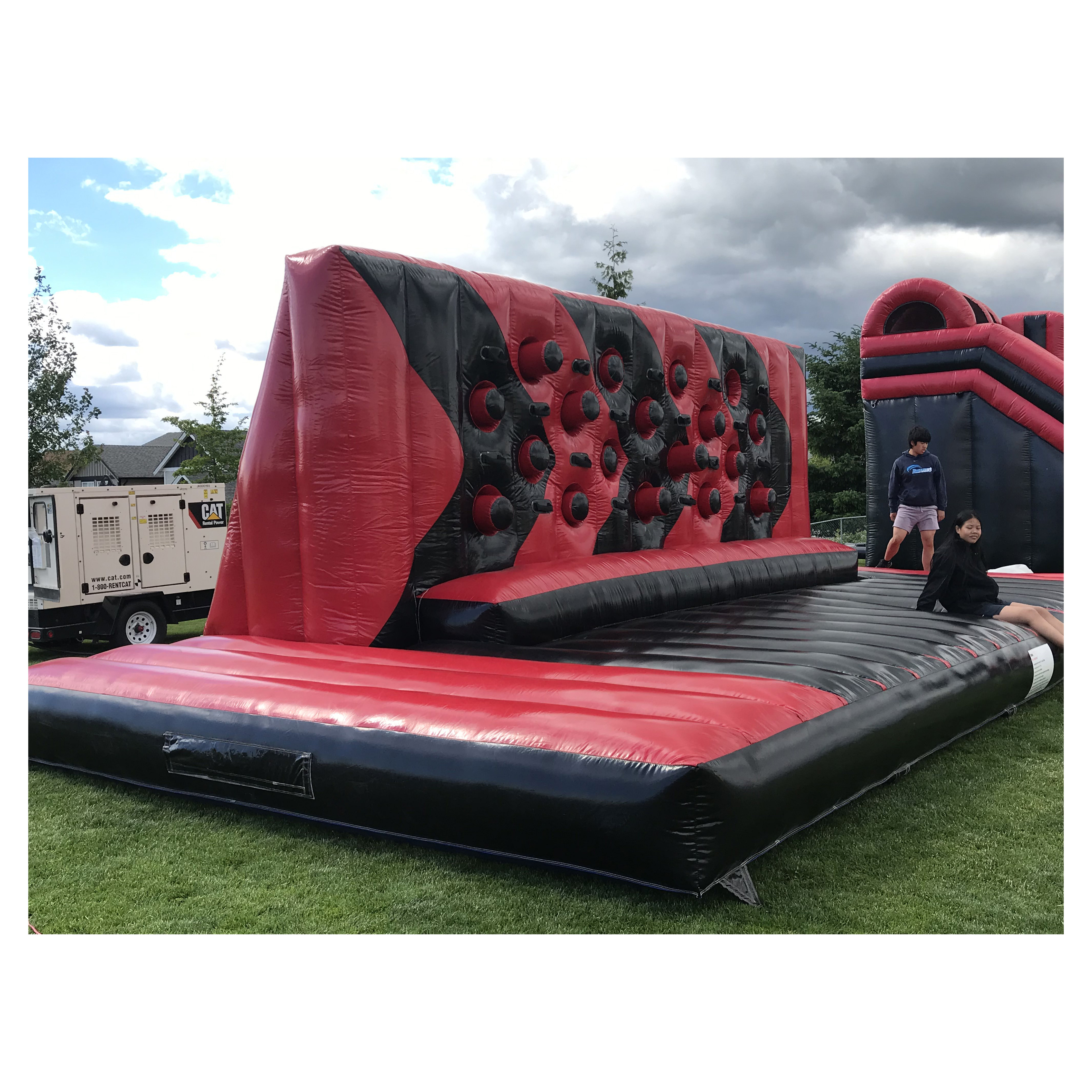 WipeOut  Punching Game Kids Adults  Inflatable Whack Wall  game