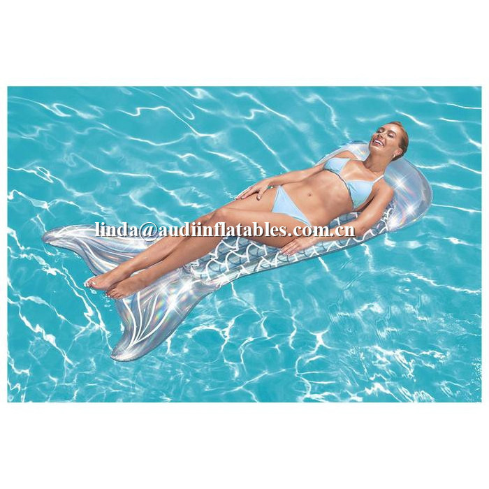 Inflatable swimming mattress Mermaid Tail pool floating lounge for beach party