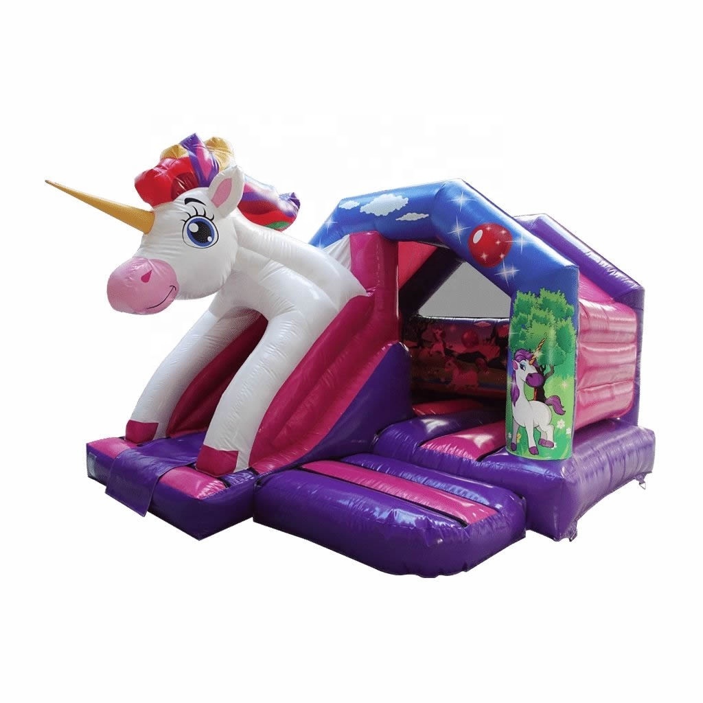 Unicorn Disco Bounce and Slide unicorn bounce house with slide unicorn bouncy castle to buy