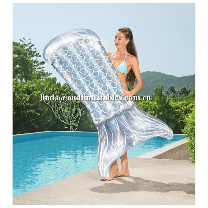 Inflatable swimming mattress Mermaid Tail pool floating lounge for beach party