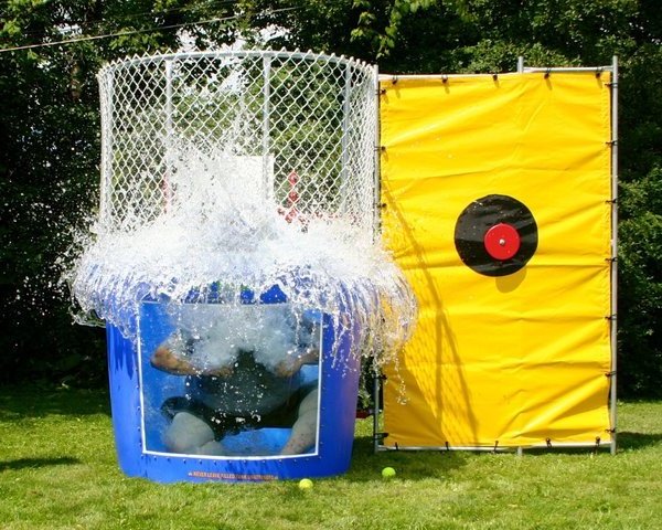 Backyard Inflatable Dunk Tank Water Games Popular Dunking Machine Splash Dunk Tank