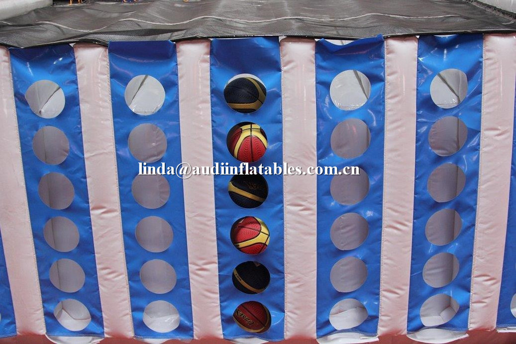 Connect 4 In A Row,Inflatable Basketball Sport Game 4 gewinnt basketball for  Carnival Party