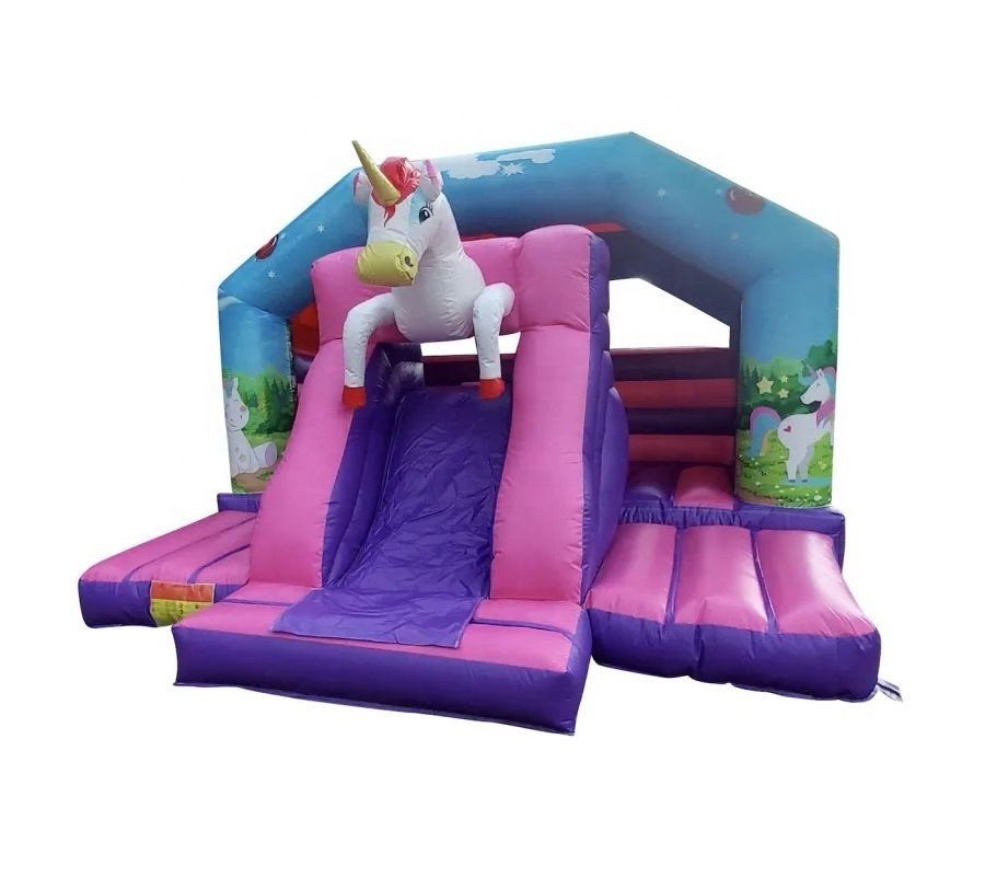 Unicorn Disco Bounce and Slide unicorn bounce house with slide unicorn bouncy castle to buy