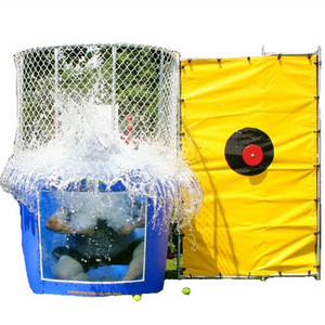 Backyard Inflatable Dunk Tank Water Games Popular Dunking Machine Splash Dunk Tank