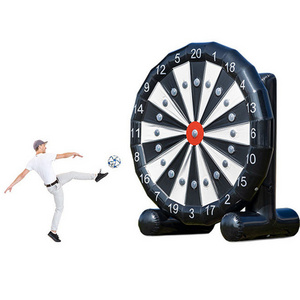 Large Giant Interactive IPS Inflatable Human Sports Football Dartboard Soccer Darts Board Games For Sale