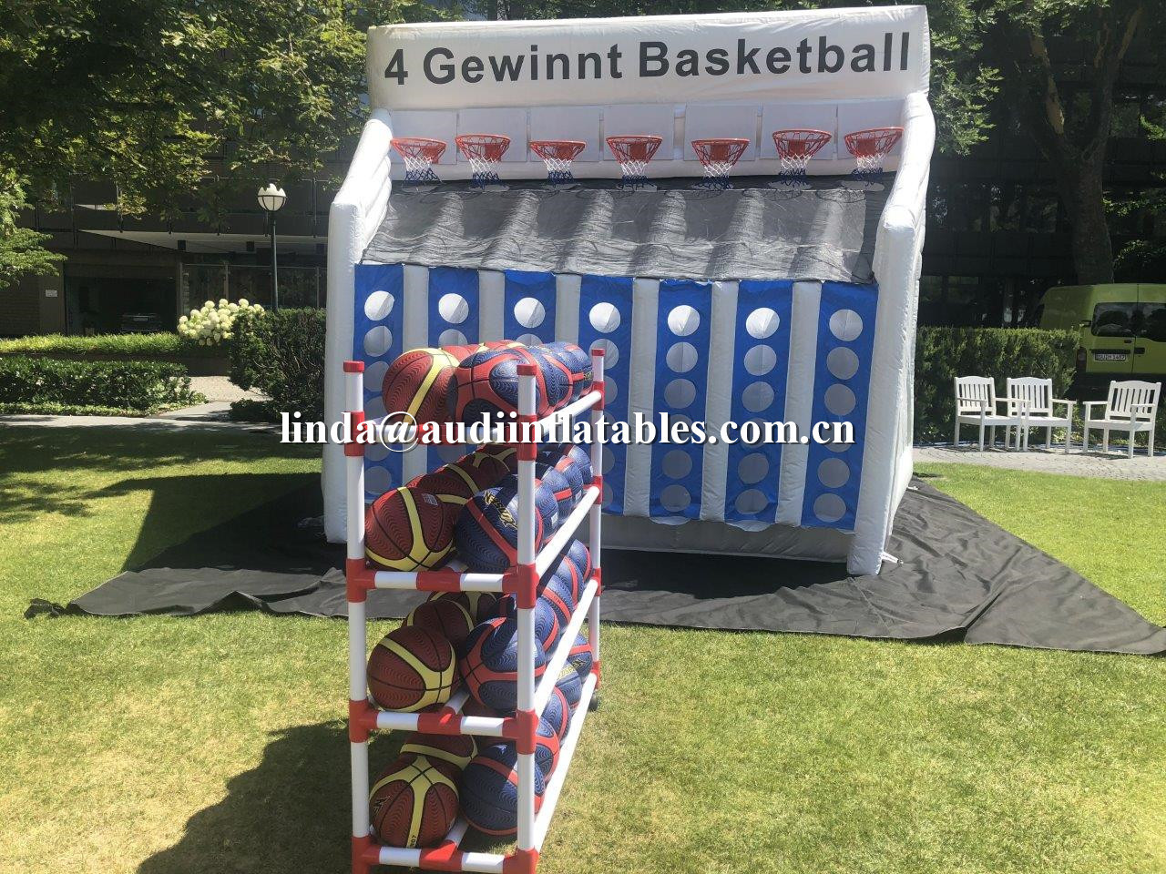 Connect 4 In A Row,Inflatable Basketball Sport Game 4 gewinnt basketball for  Carnival Party