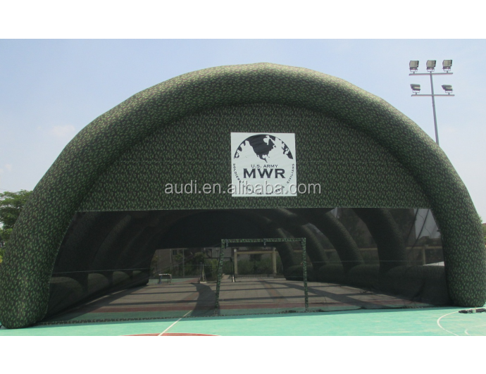 0.6mm high quality giant inflatable paintball bunker arena