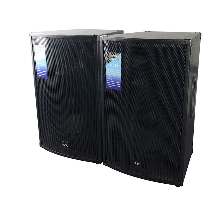 Powered 15 inch stage speaker box professional HIFI DJ passive pair speaker