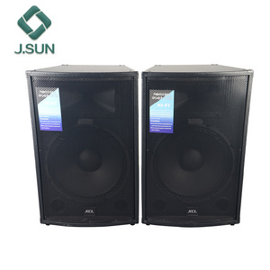 Powered 15 inch stage speaker box professional HIFI DJ passive pair speaker