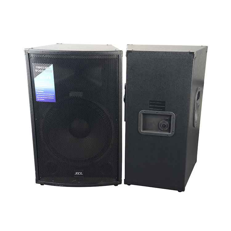 Powered 15 inch stage speaker box professional HIFI DJ passive pair speaker