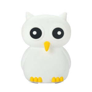 Vofull NEW Owl Design Wireless Charging Light Soft Silicone Pole Space Night Lamp  For Kids