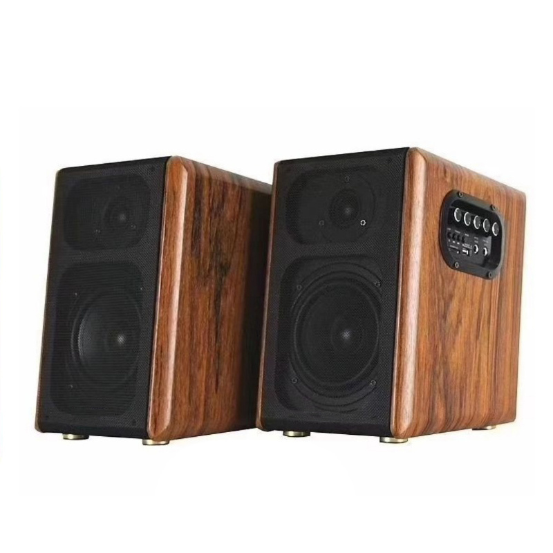 Vofull bookshelf speaker Powered active 8 inch studio monitor speakers pair professional